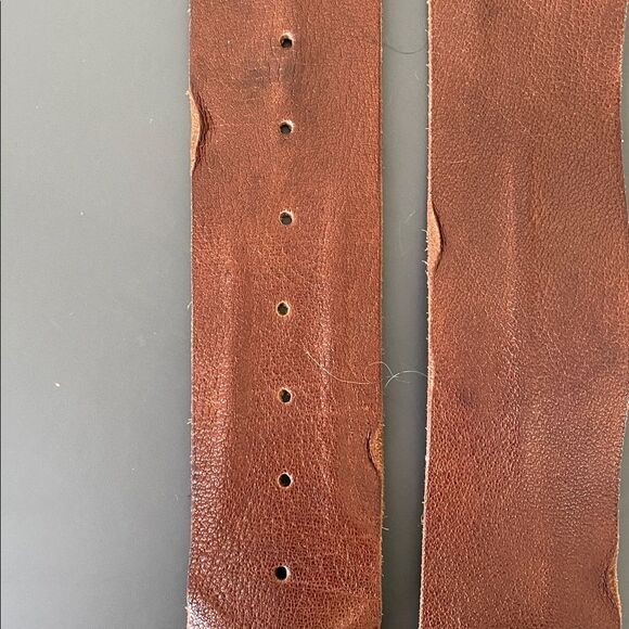 We The Free Free People Rosebery Leather Belt in Cognac M/L 2” Wide Statement main image 9